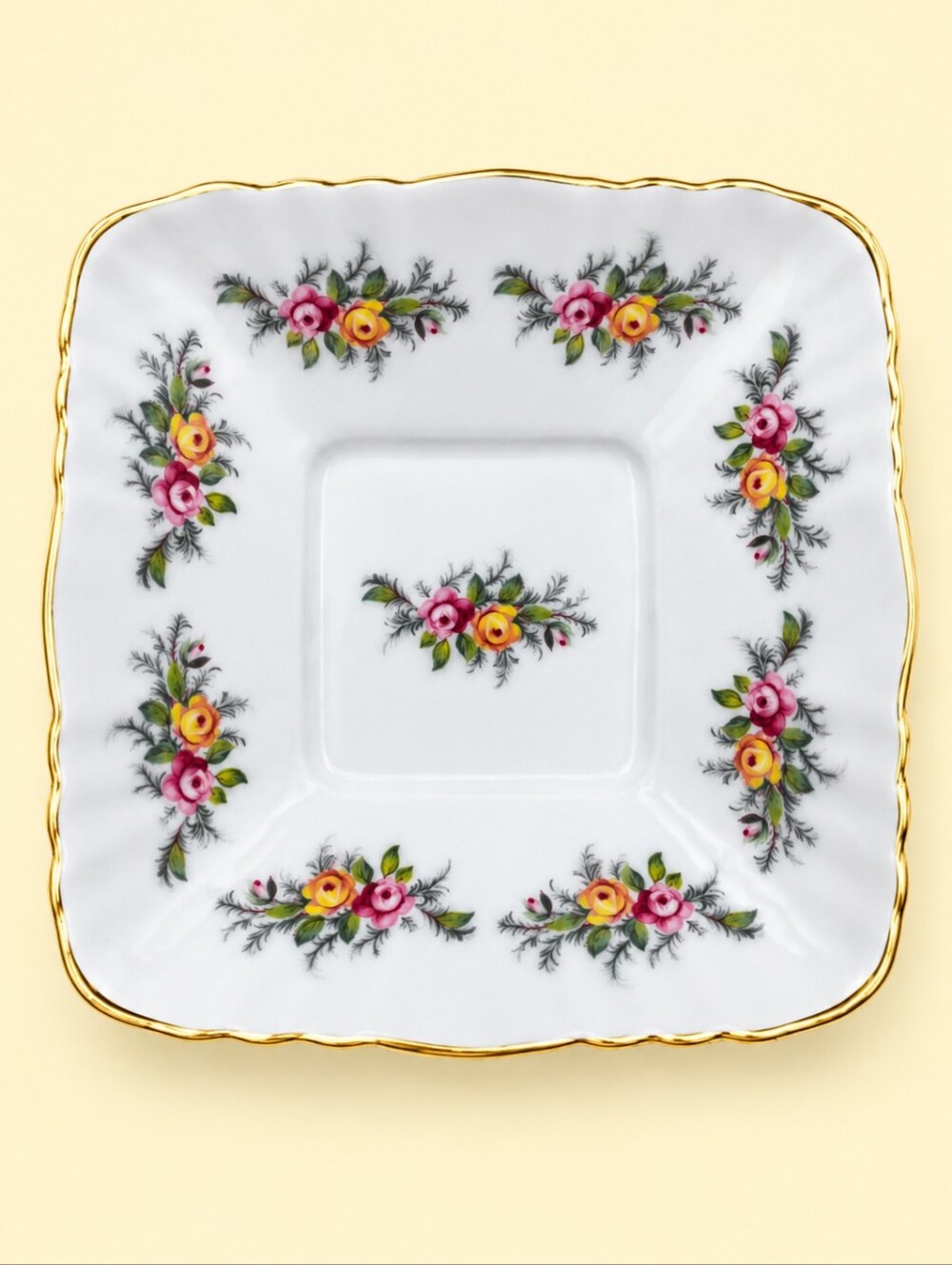 Vintage Paragon Bridesmaid Fine Bone China Floral Trinket Dish England